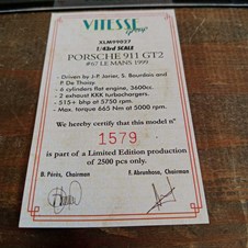 Porsche 911 GT2 #67 Le Mans 1999 - ONYX