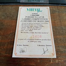 Porsche 911 GT3R #77 Le Mans 2000 - ONYX