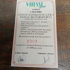 Panoz Esperante GTR-1 #44 24hrs Du Mans 1998 - ONYX