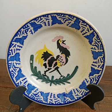 Prato "Galo 1" - Faiança 