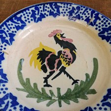 Prato "Galo 2" - Faiança 