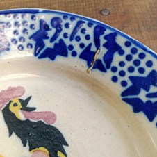 Prato "Galo 2" - Faiança 