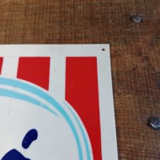 Placa Vintage Gelados Olá – Dupla Face (Aberto / Fechado)