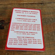 Calendário de jogos Benfica - 96/97
