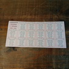 Calendário de jogos Benfica - 96/97