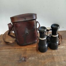 Binóculos Militares WWI com Bússola - França