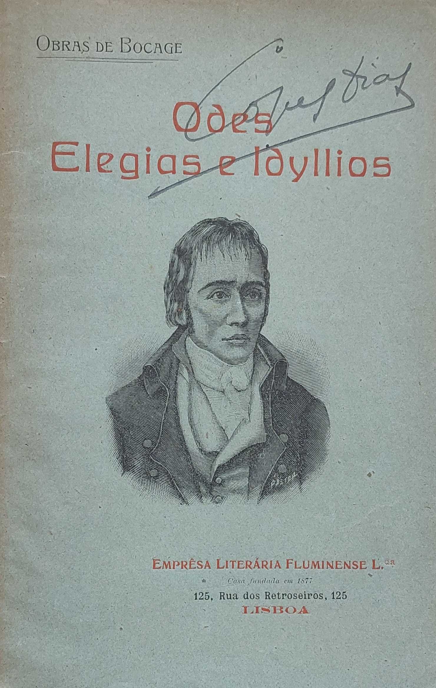 ODES ELEGIAS E IDYLLIOS - (BOCAGE)  