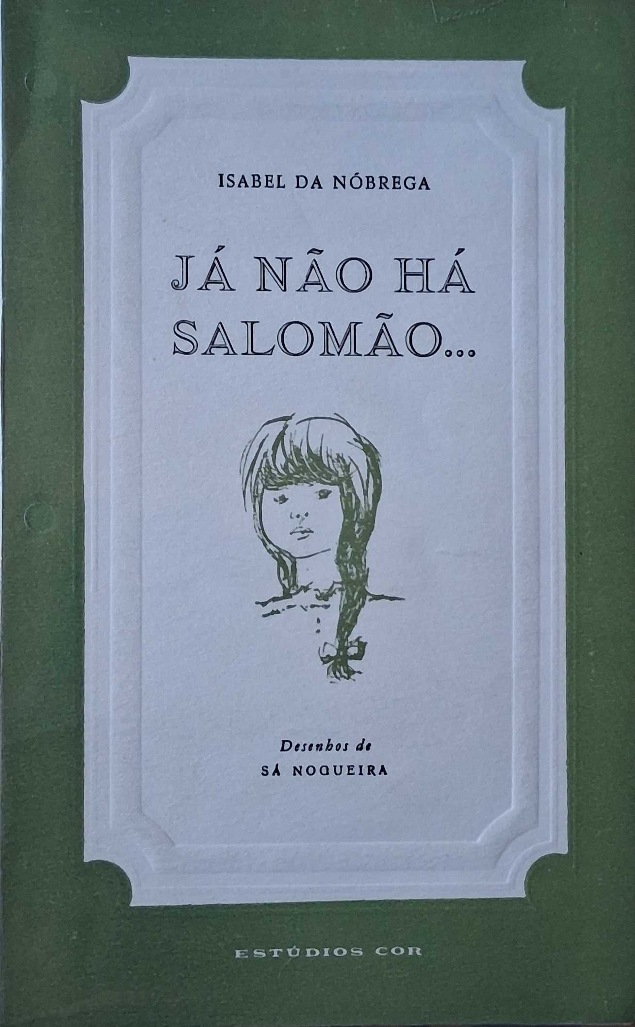 JÁ NÃO HÁ SALOMÃO